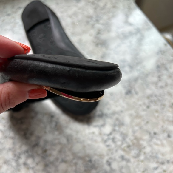 Tory Burch Minnie Travel Ballet Flats (gold) 🌟 - Picture 3 of 5